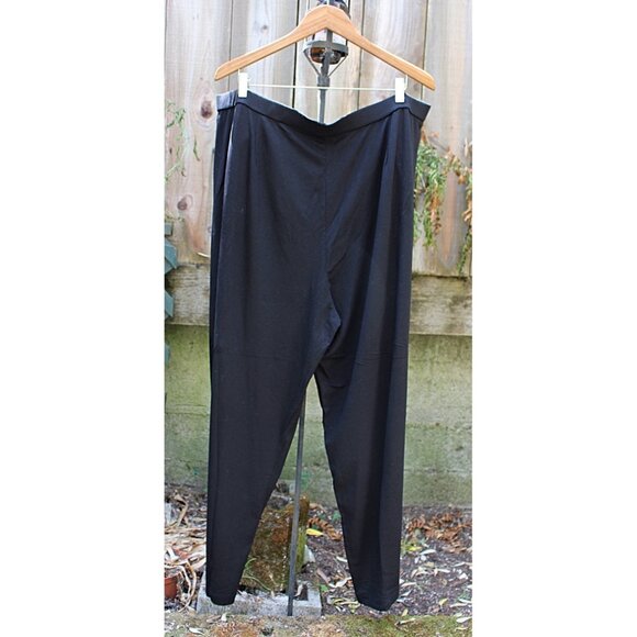 Eileen Fisher NWOT -  Slouchy Ankle Pants in Fine Tencel Jersey, Black, 2X Plus - Picture 12 of 12